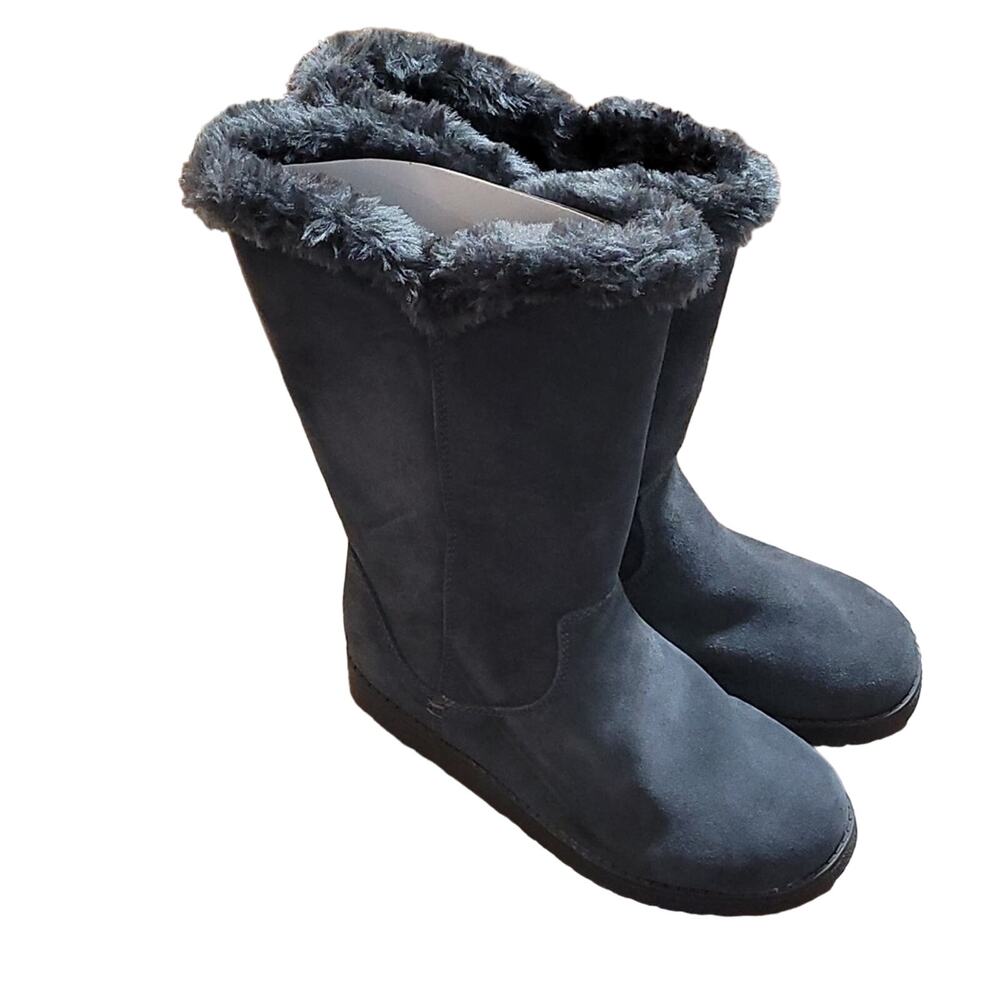 Universal Thread Women's Suede Boots, Gray, Size 6, NWT